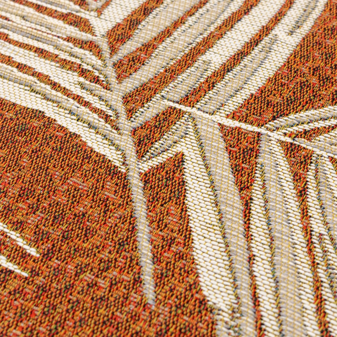 In & Out Area Rug Palm 192 Orange