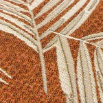 In & Out Area Rug Palm 192 Orange