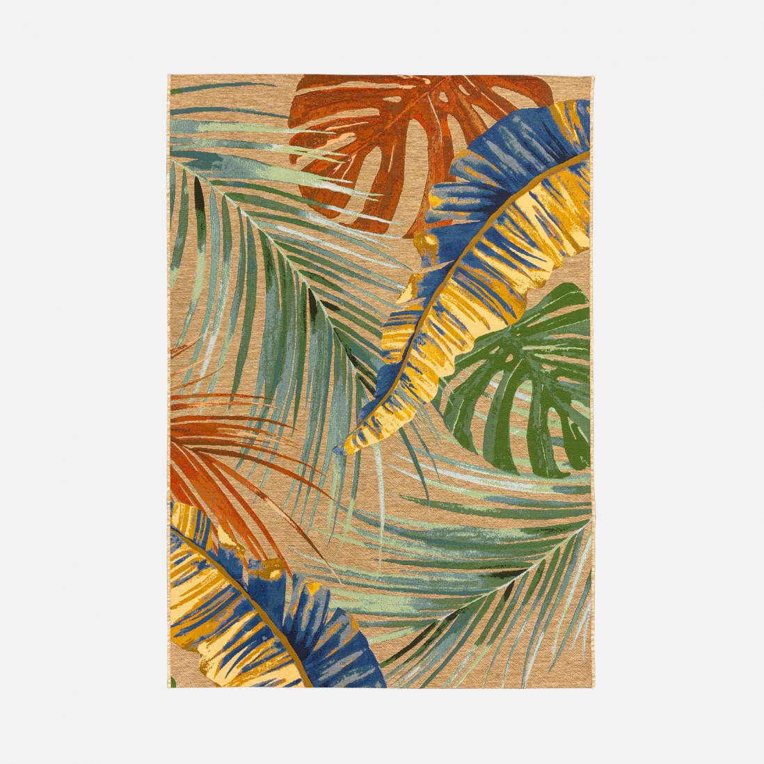 In & Out Area Rug Palm 069 Multicolour