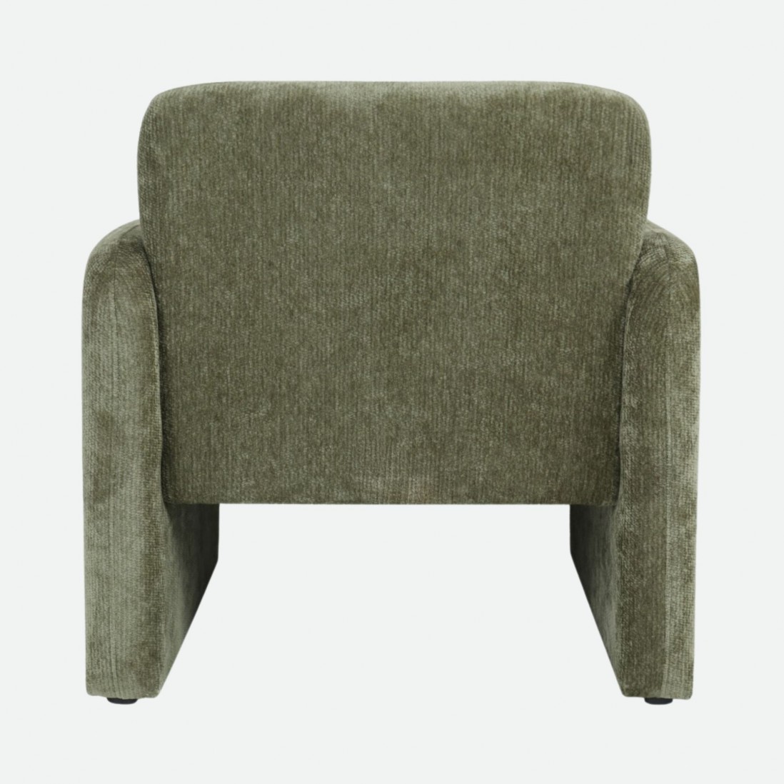 Rubicon armchair in dry green chenille