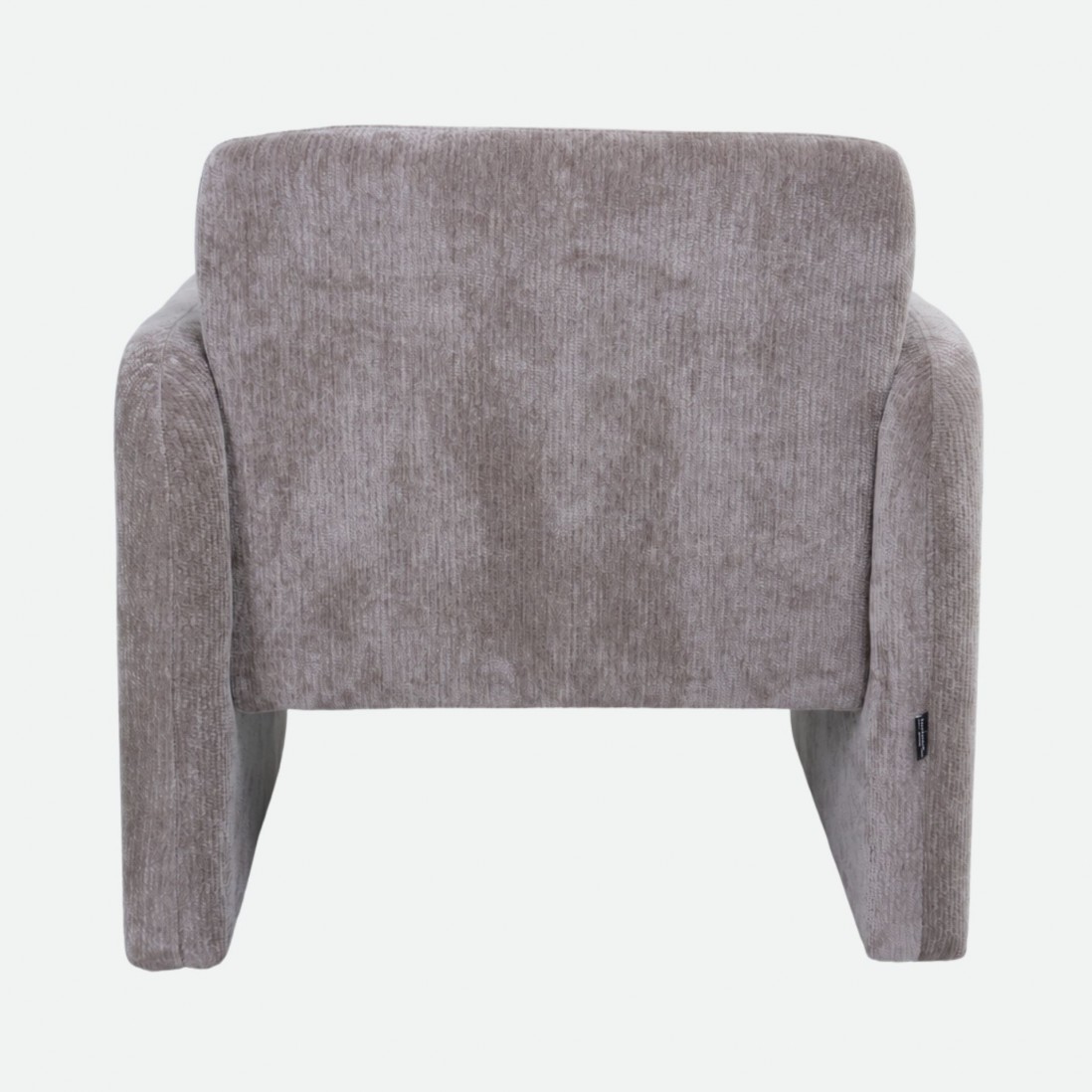 Rubicon armchair in taupe chenille