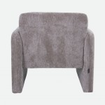 Rubicon armchair in taupe chenille