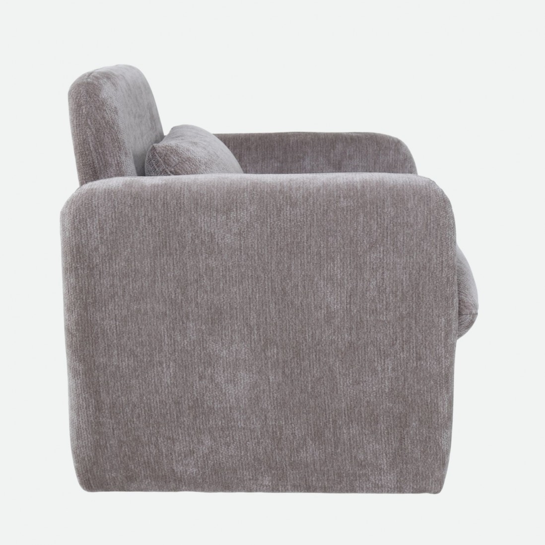 Rubicon armchair in taupe chenille