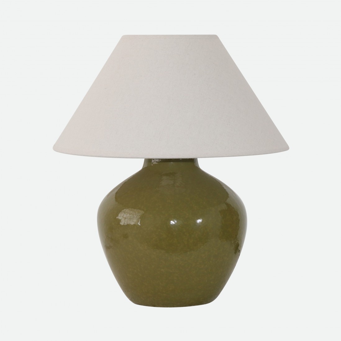 Magnolia Green Ceramic Table Lamp 52 cm