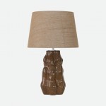 Duna Brown Ceramic Table Lamp 65 cm
