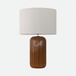 Lumina Brown Ceramic Table Lamp 79 cm