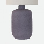 Lilac Ceramic Granite Table Lamp 71 cm