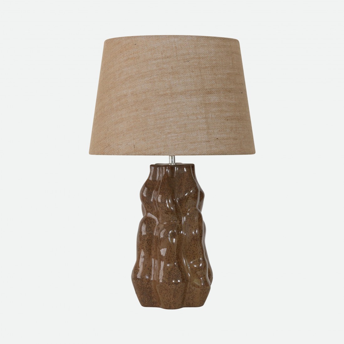 Duna Brown Ceramic Table Lamp 65 cm