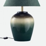 Eclat Green Ceramic Table Lamp 64 cm