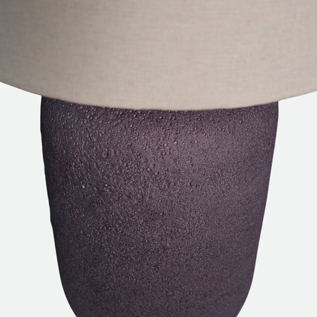 Lilac Ceramic Granite Table Lamp 71 cm