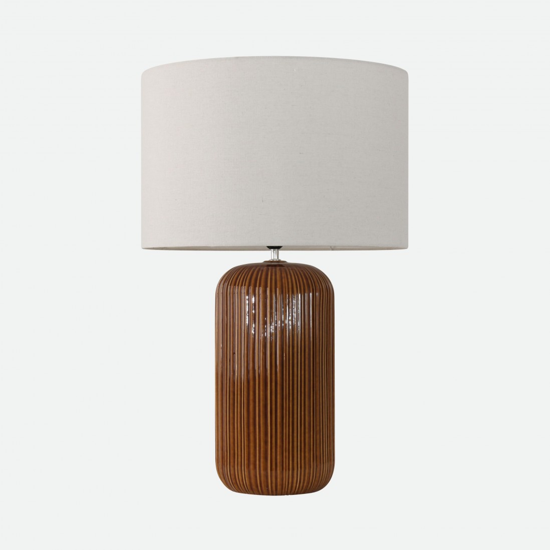 Lumina Brown Ceramic Table Lamp 79 cm