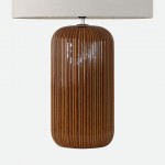 Lumina Brown Ceramic Table Lamp 79 cm