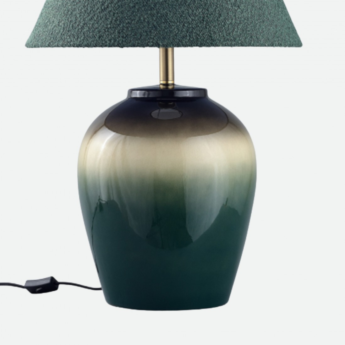 Eclat Green Ceramic Table Lamp 64 cm