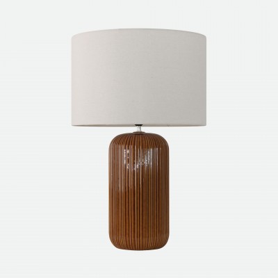 Lumina Brown Ceramic Table Lamp 79 cm