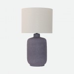 Lilac Ceramic Granite Table Lamp 71 cm