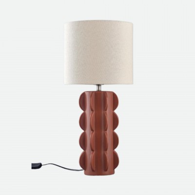 Cactus Terracotta Ceramic Table Lamp 54 cm