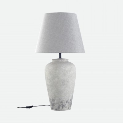 Biscuit Cream Ceramic Table Lamp 69 cm