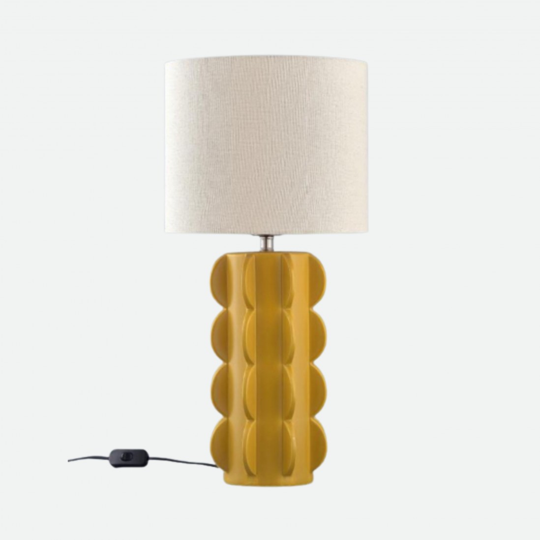 Cactus Yellow Ceramic Table Lamp 54 cm