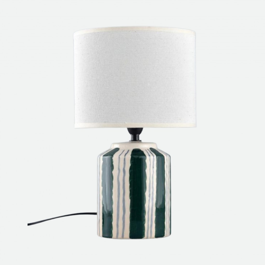 Ocean Blue Ceramic Table Lamp 32 cm