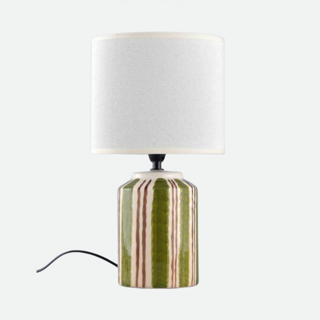 Ocean Green Ceramic Table Lamp 32 cm