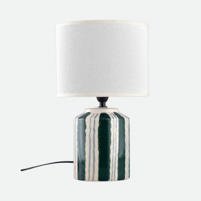 Ocean Blue Ceramic Table Lamp 32 cm