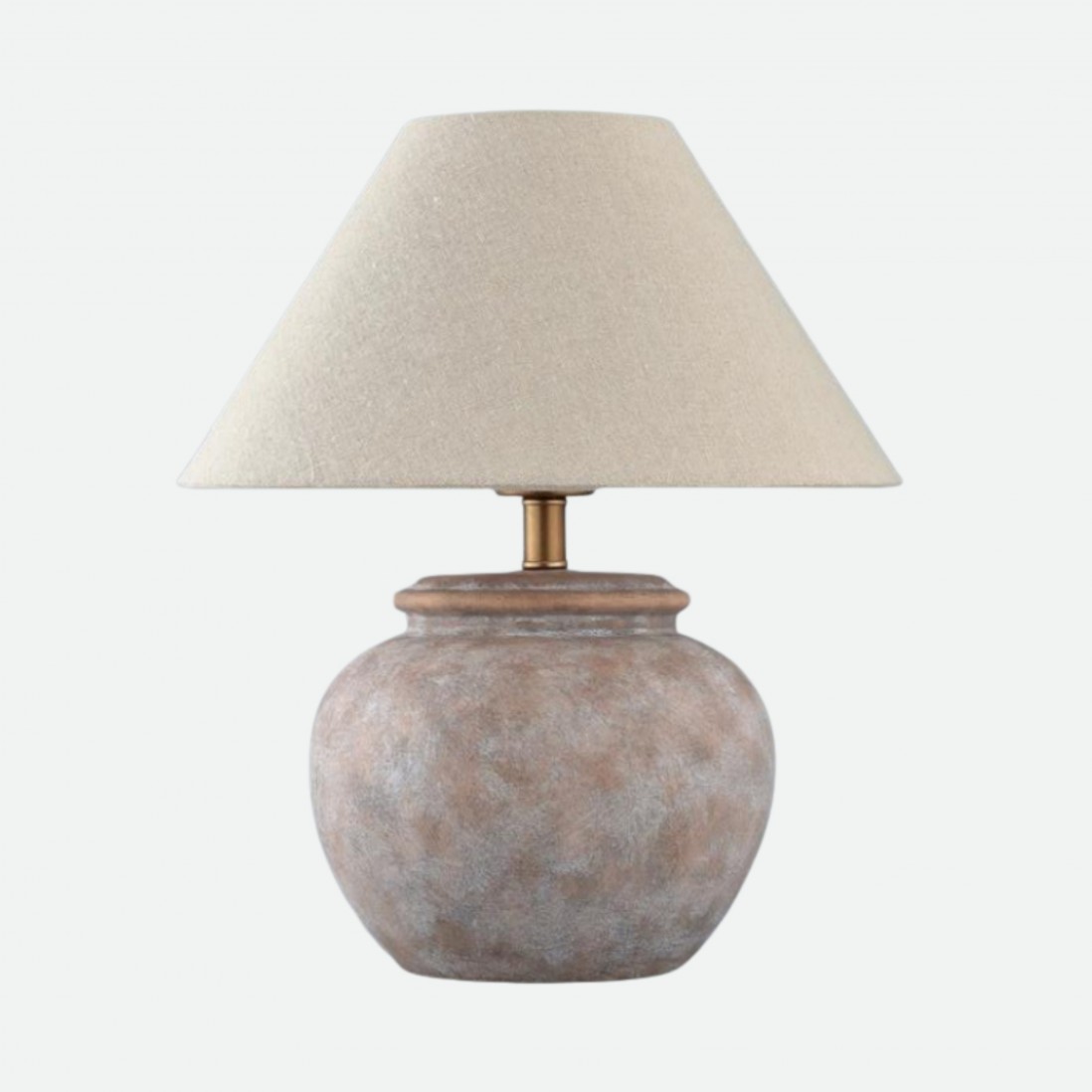 Biscuit Terracotta Ceramic Table Lamp 36 cm