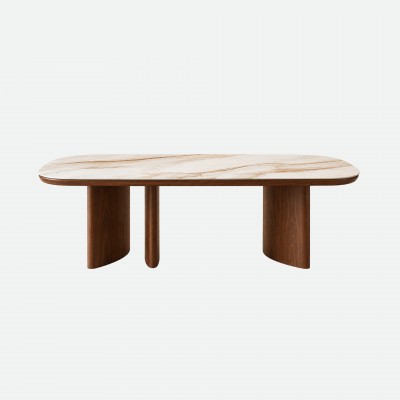 Marul Walnut Wood Dining Table 240x110 cm