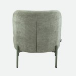 Almelo Green Fabric Armchair