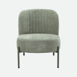 Almelo Green Fabric Armchair