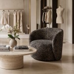 Hengelo Black Fabric Armchair