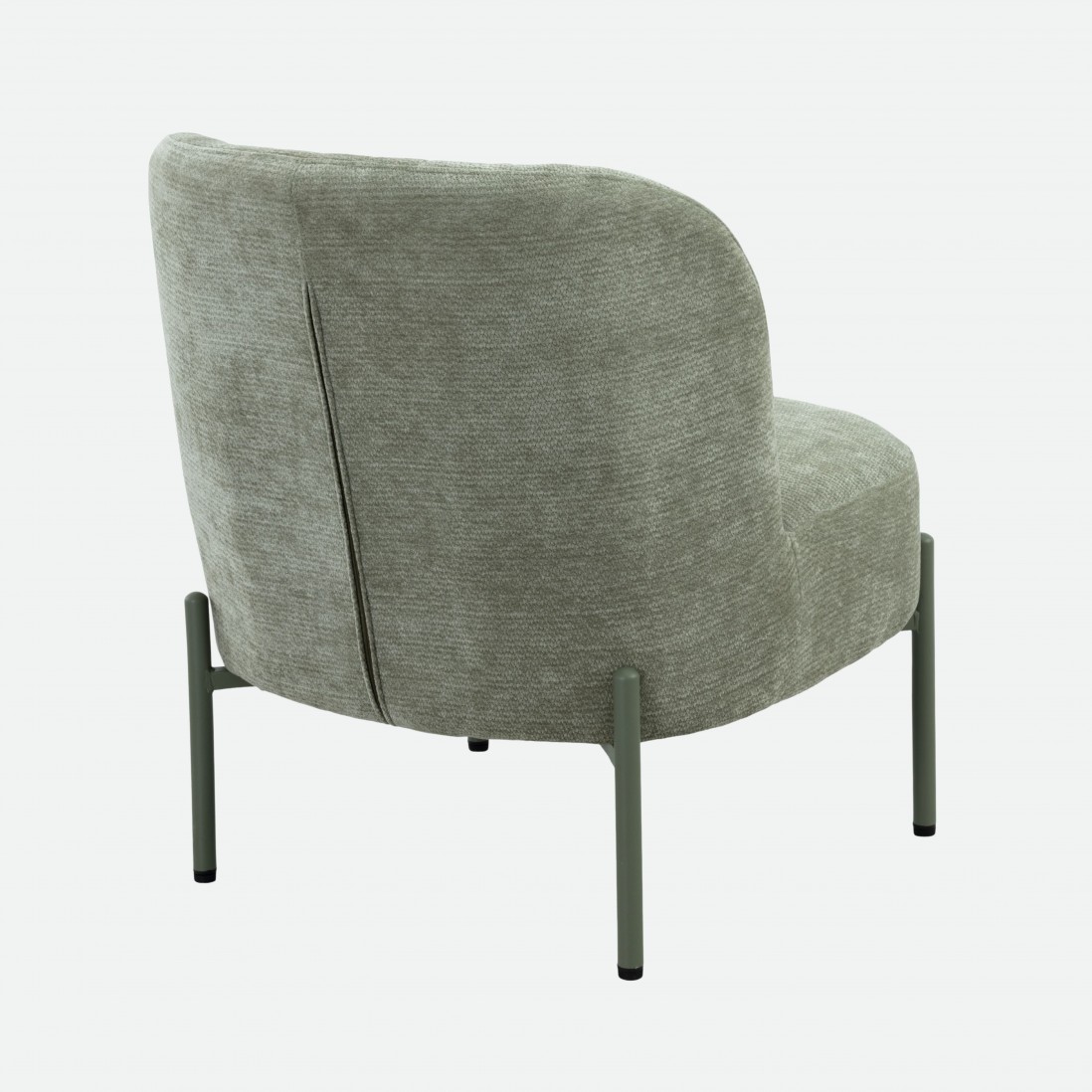 Almelo Green Fabric Armchair