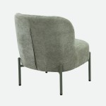 Almelo Green Fabric Armchair