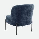 Almelo Blue Fabric Armchair