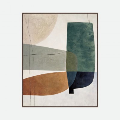Quadro Decorativo Abstract Pintado à Mão 80x100cm Quadro Decorativo Abstract Pintado à Mão 80x100cm