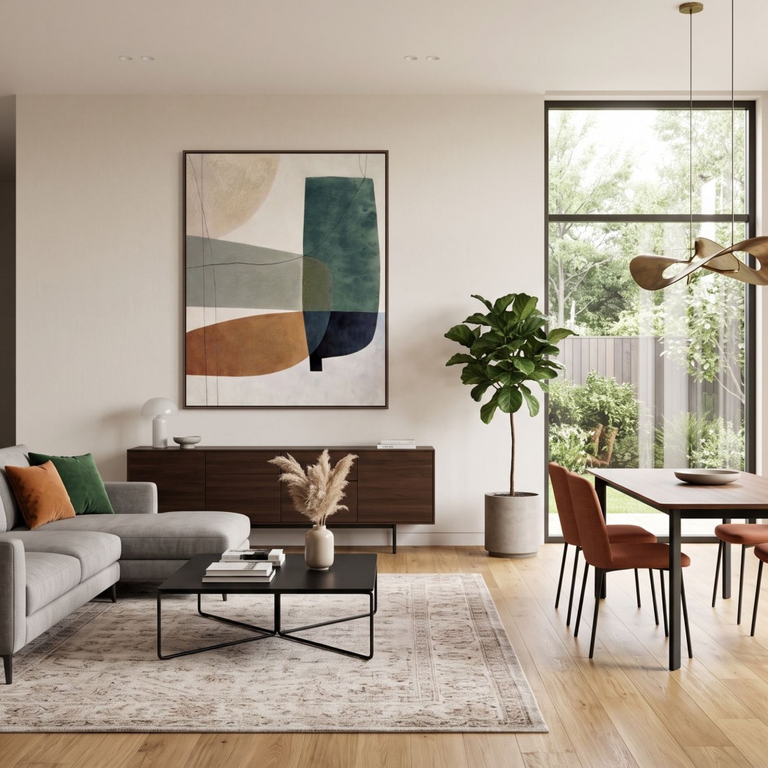 Quadro Decorativo Abstract Pintado � M�o 80x100cm