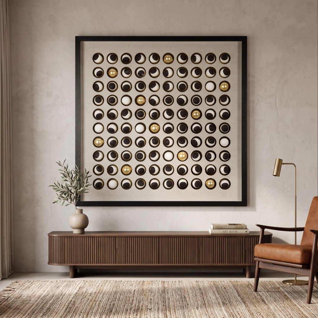 Balls Decorative Wall Art 90x90cm