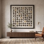 Balls Decorative Wall Art 90x90cm
