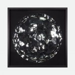 Opulence Decorative Wall Art in Mirrored Metal 90x90cm