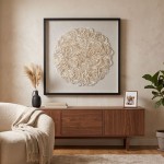 Paper Abstract Decorative Wall Art 90x90cm