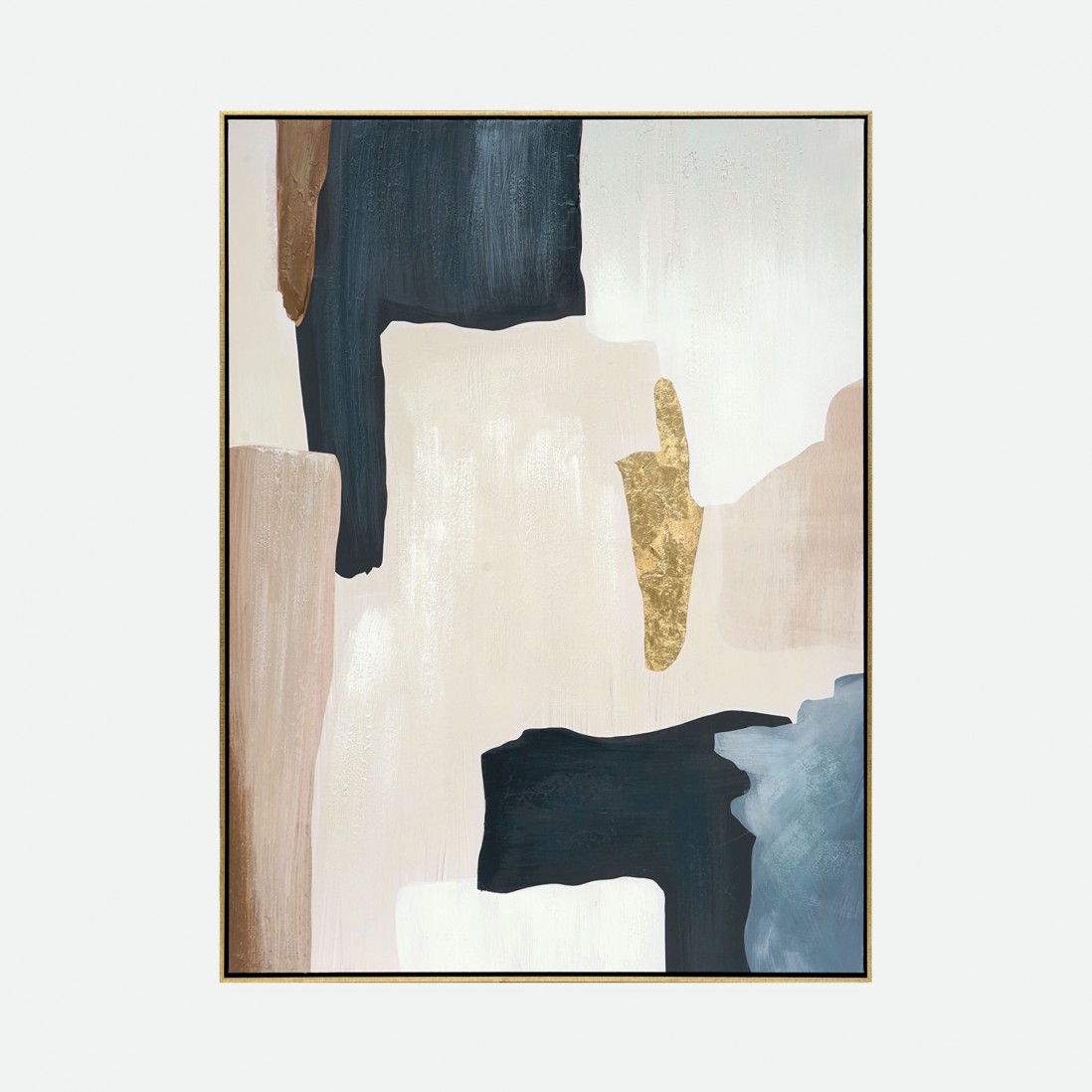 Quadro Decorativo Bluey Pintado � M�o 90x120cm