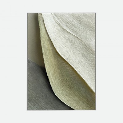 Quadro Decorativo Leaf Pintado � M�o 70x100