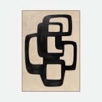Quadro Decorativo Geo 19718 Pintado � M�o 100x140cm