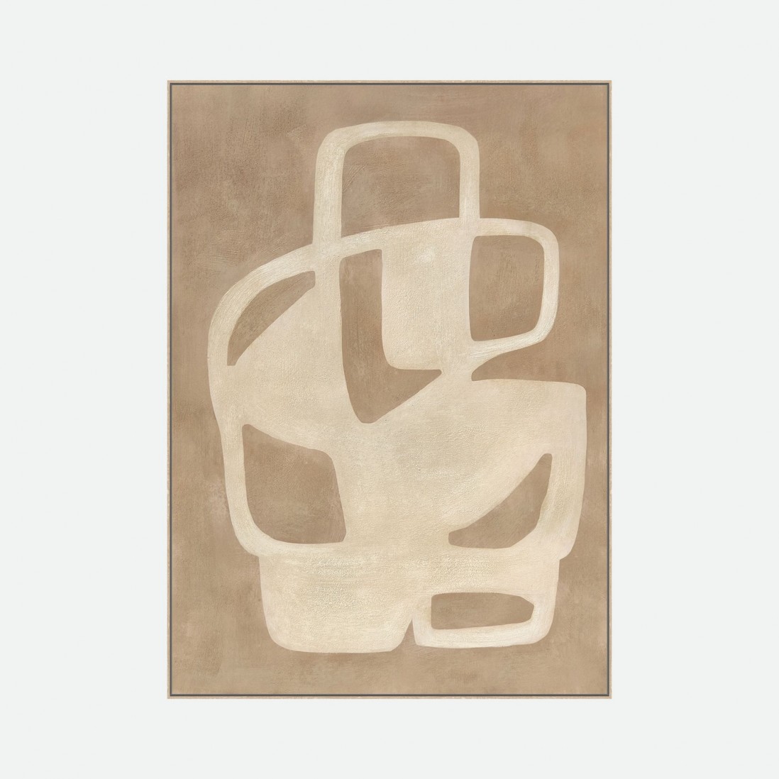 Quadro Decorativo Geo 19719 Pintado � M�o 100x140cm