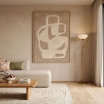 Quadro Decorativo Geo 19719 Pintado � M�o 100x140cm