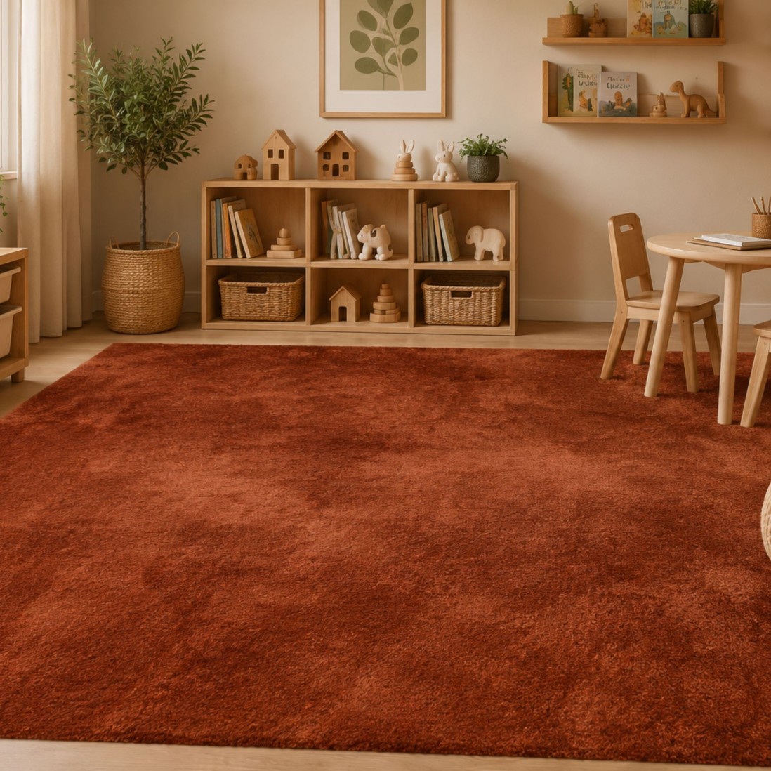 Washable Rug Touch 015 Rust