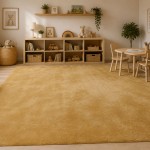 Washable Rug Touch 081 Gold