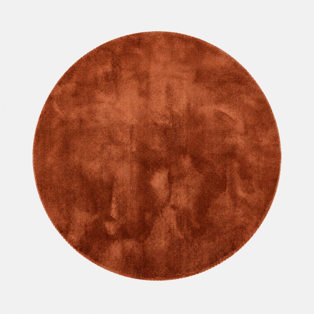Washable Round Rug Touch 015 Rust