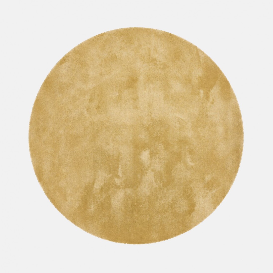 Washable Round Rug Touch 081 Gold