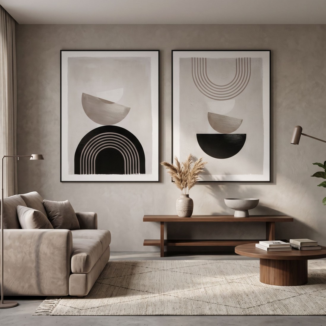 Quadro Decorativo Curve 16450 Pintado � M�o 90x120cm