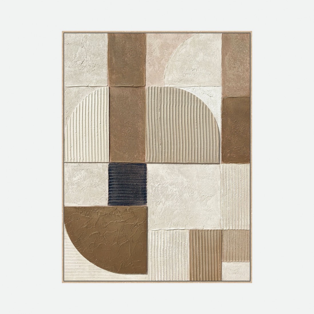 Quadro Decorativo Light Wood 22149 Pintado � M�o 90x120cm